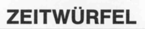 ZEITWüRFEL Logo (IGE, 18.09.1986)