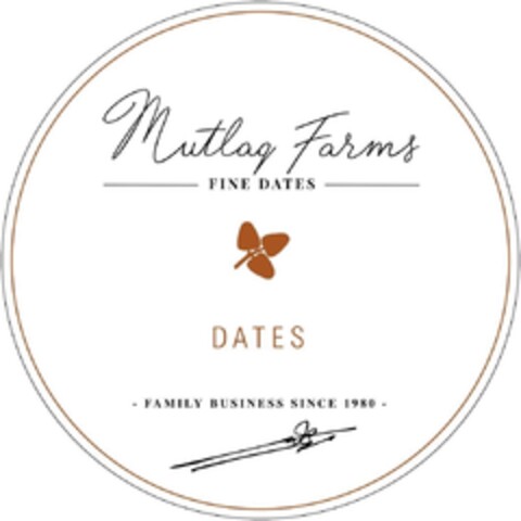 Mutlag Farms FINE DATES DATES FAMILY BUSINESS SINCE 1980 Logo (IGE, 24.07.2017)