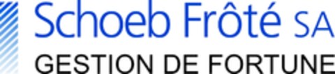 Schoeb Frôté SA GESTION DE FORTUNE Logo (IGE, 10.01.2017)