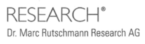 RESEARCH Dr. Marc Rutschmann Research AG Logo (IGE, 15.07.2008)