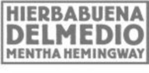 HIERBABUENA DELMEDIO MENTHA HEMINGWAY Logo (IGE, 14.10.2015)