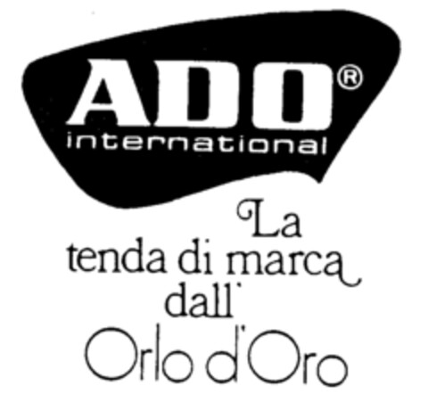 ADO La tenda di marca dall Orlo d'Oro Logo (IGE, 09.11.1992)