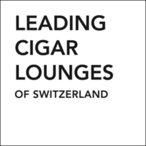 LEADING CIGAR LOUNGES OF SWITZERLAND Logo (IGE, 02.10.2012)