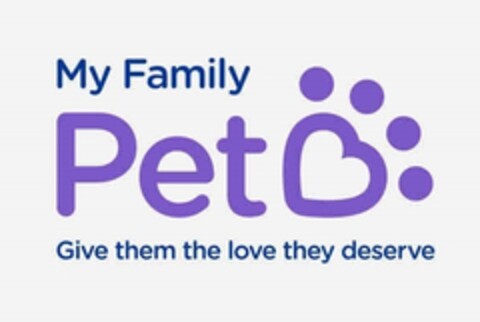 My Family Pet Give them the love they deserve Logo (IGE, 27.11.2018)