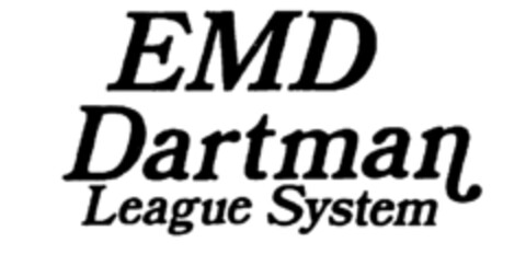 EMD Dartman League System Logo (IGE, 07.05.1987)