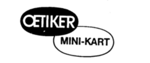 OETIKER MINI-KART Logo (IGE, 21.10.1989)