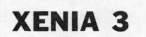 XENIA 3 Logo (IGE, 03.02.1976)