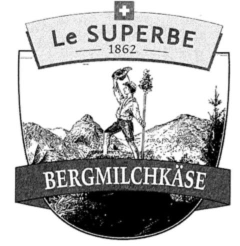 Le SUPERBE 1862 BERGMILCHKÄSE Logo (IGE, 05.11.2021)