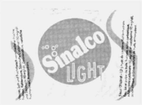 Sinalco LIGHT Logo (IGE, 19.08.1988)