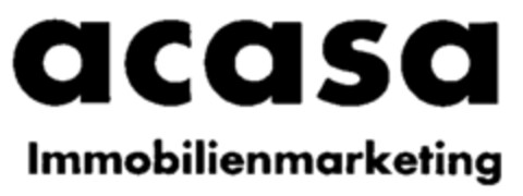 acasa Immobilienmarketing Logo (IGE, 28.08.2001)