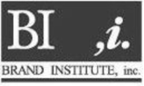 BI BRAND INSTITUTE, inc. Logo (IGE, 07.03.2011)
