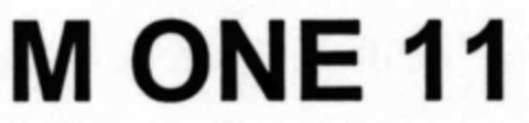 M ONE 11 Logo (IGE, 18.10.1999)