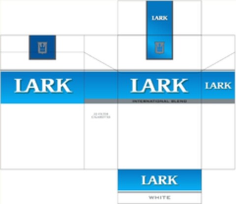 LARK INTERNATIONAL BLEND WHITE Logo (IGE, 07/13/2009)