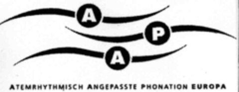 AAP ATEMRHYTHMISCH ANGEPASSTE PHONATION EUROPA Logo (IGE, 01/27/2000)