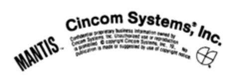 MANTIS Cincom Systems, Inc. Logo (IGE, 31.03.1983)