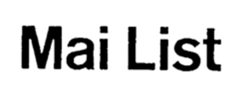 Mai List Logo (IGE, 26.06.1987)