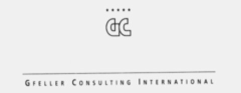 GC GFELLER CONSULTING INTERNATIONAL Logo (IGE, 10/25/1995)