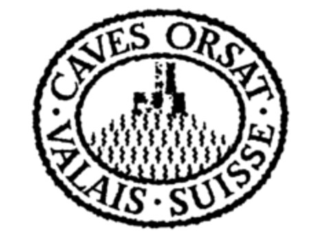 CAVES ORSAT VALAIS SUISSE Logo (IGE, 06.08.1987)