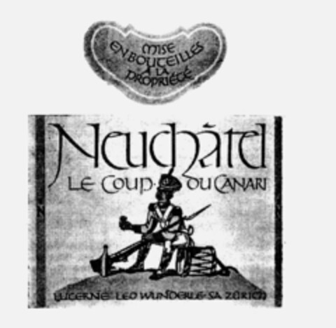 Neuchâtel LE COUP DU CANARI Logo (IGE, 11/05/1987)