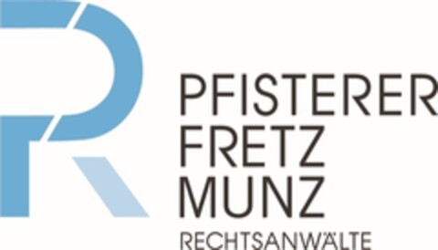 R PFISTERER FRETZ MUNZ RECHTSANWÄLTE Logo (IGE, 08.01.2021)