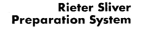 Rieter Sliver Preparation System Logo (IGE, 10/01/1987)