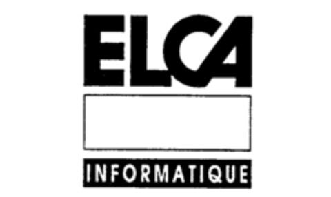 ELCA INFORMATIQUE Logo (IGE, 22.02.1991)