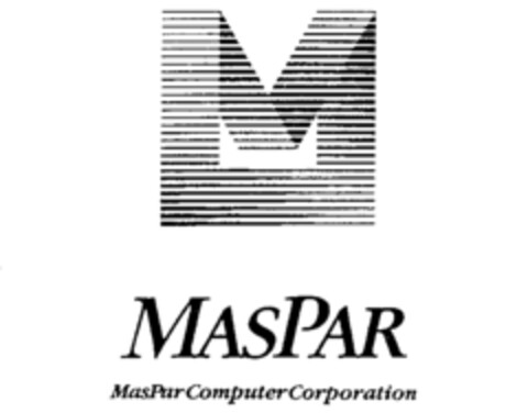 M MASPAR MasParComputerCorporation Logo (IGE, 04.04.1991)