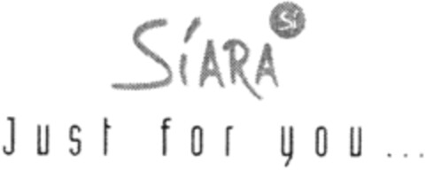 SIARA SI Just for you... Logo (IGE, 15.04.1999)