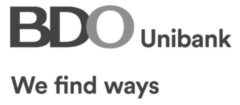 BDO Unibank We find ways Logo (IGE, 03.03.2021)