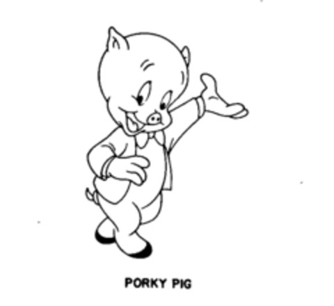 PORKY PIG Logo (IGE, 08/24/1989)