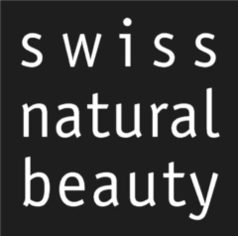 swiss natural beauty Logo (IGE, 09/22/2010)