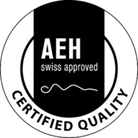 AEH swiss approved CERTIFIED QUALITY Logo (IGE, 17.06.2014)