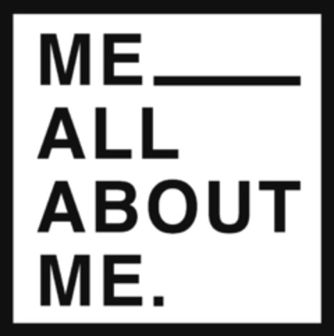 ME ALL ABOUT ME. Logo (IGE, 29.01.2020)