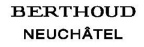 BERTHOUD NEUCHÂTEL Logo (IGE, 11/04/2009)