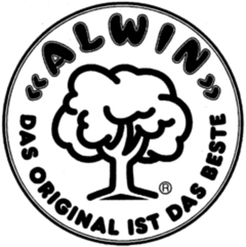 <<ALWIN>> DAS ORIGINAL IST DAS BESTE Logo (IGE, 14.10.1998)