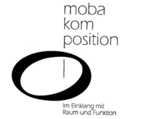 moba kom position O Im Einklang mit Raum und Funktion Logo (IGE, 31.12.1992)