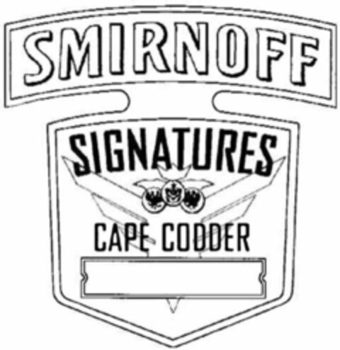 SMIRNOFF SIGNATURES CAPE CODDER Logo (IGE, 07.01.2005)