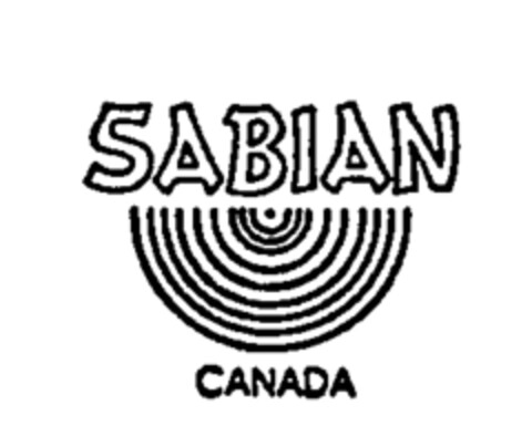 SABIAN CANADA Logo (IGE, 27.01.1982)