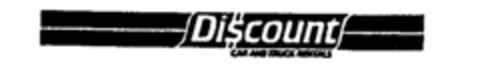 Discount CAR AND TRUCK RENTALS Logo (IGE, 10.04.1992)