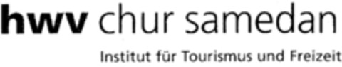 hwv chur samedan (Institut für Tourismus und Freizeit) Logo (IGE, 16.06.1997)