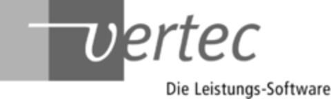 vertec Die Leistungs-Software Logo (IGE, 08/31/2004)