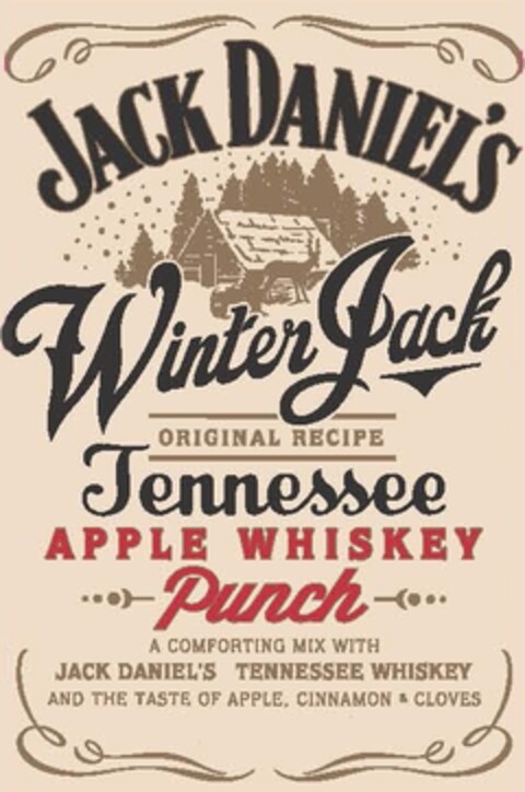 JACK DANIEL'S Winter Jack ORIGINAL RECIPE Tennessee APPLE WHISKEY Punch Logo (IGE, 11.06.2015)