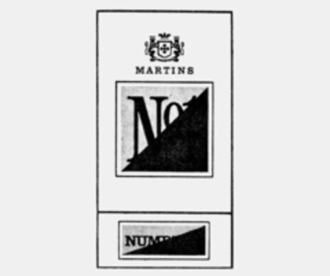 MARTINS No.1 NUMBER 1 Logo (IGE, 09.12.1988)