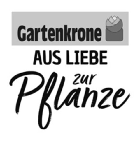 Gartenkrone AUS LIEBE zur Pflanze Logo (IGE, 10/09/2019)