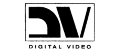 DV DIGITAL VIDEO Logo (IGE, 11.02.1992)