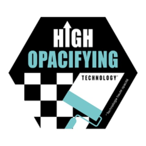 HIGH OPACIFYING TECHNOLOGY* *Technologie haute opacité Logo (IGE, 20.05.2022)