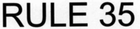 RULE 35 Logo (IGE, 22.11.1999)