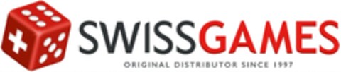 SWISSGAMES ORIGINAL DISTRIBUTOR SINCE 1997 Logo (IGE, 09.11.2018)