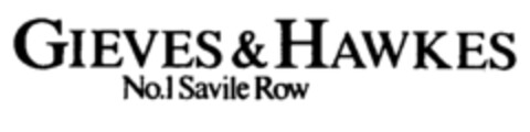 GIEVES & HAWKES No.1 Savile Row Logo (IGE, 14.02.1989)