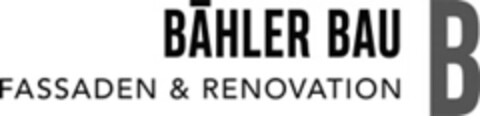 BÄHLER BAU B FASSADEN & RENOVATION Logo (IGE, 11.03.2019)